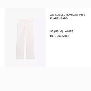 Zara flare jeans